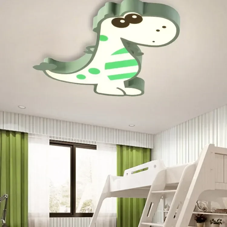 

Nordic Kids Room Ceiling Lamp for Children's Bedroom Boy's Room Nursery Lighting Dinosaur Animal Home Decoratives Light Fixtures