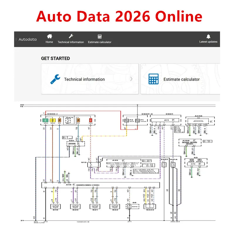 2026 Online Account Workshop Pack for Autodata Online Repair Data Fast and Stable Update to 2026 Website Login for Phone / PC