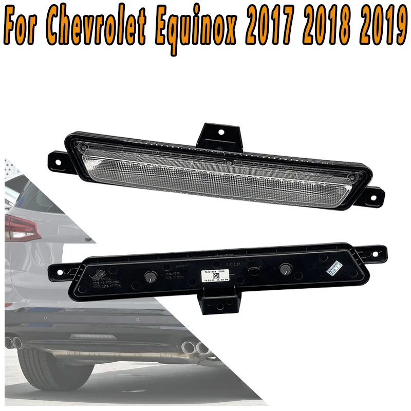 

Для Chevrolet Equinox 2017 2018 2019, фонари заднего бампера автомобиля, сигнальные огни дальнего света, стоп-сигналы, аксессуары для фонарей заднего хода
