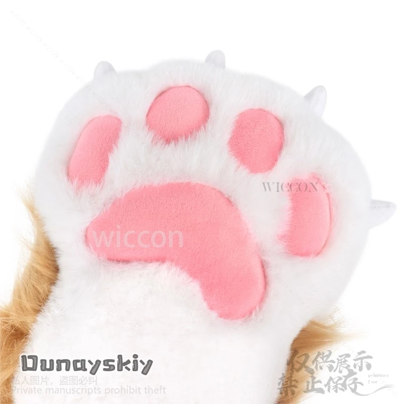 Anime Furry Plush Animal Claw Shoes Cosplay Costume Accessories 5 Colors Large Plush Cat Paw Cute Fursuit Gifts