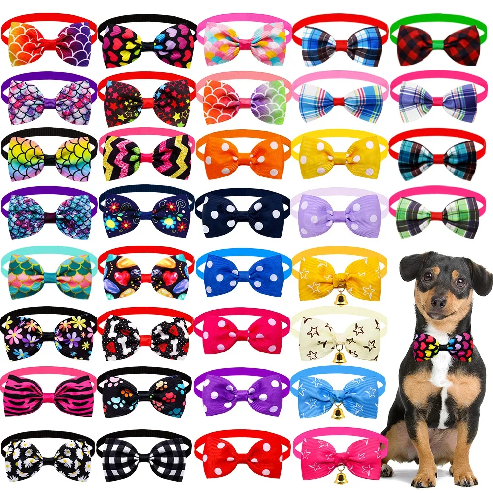 Cute Dog Bowtie Small Dog Bowtie Bulk Dogs Akcesoria Moda Muszka dla psa Artykuły dla zwierząt Obroża dla małych psów
