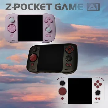 New ZPG A1 Unicorn Portable Game Console Android13 Retro Game Console Compatible with PS2 4 Inch Touch Screen 4500mAh 6+128GB