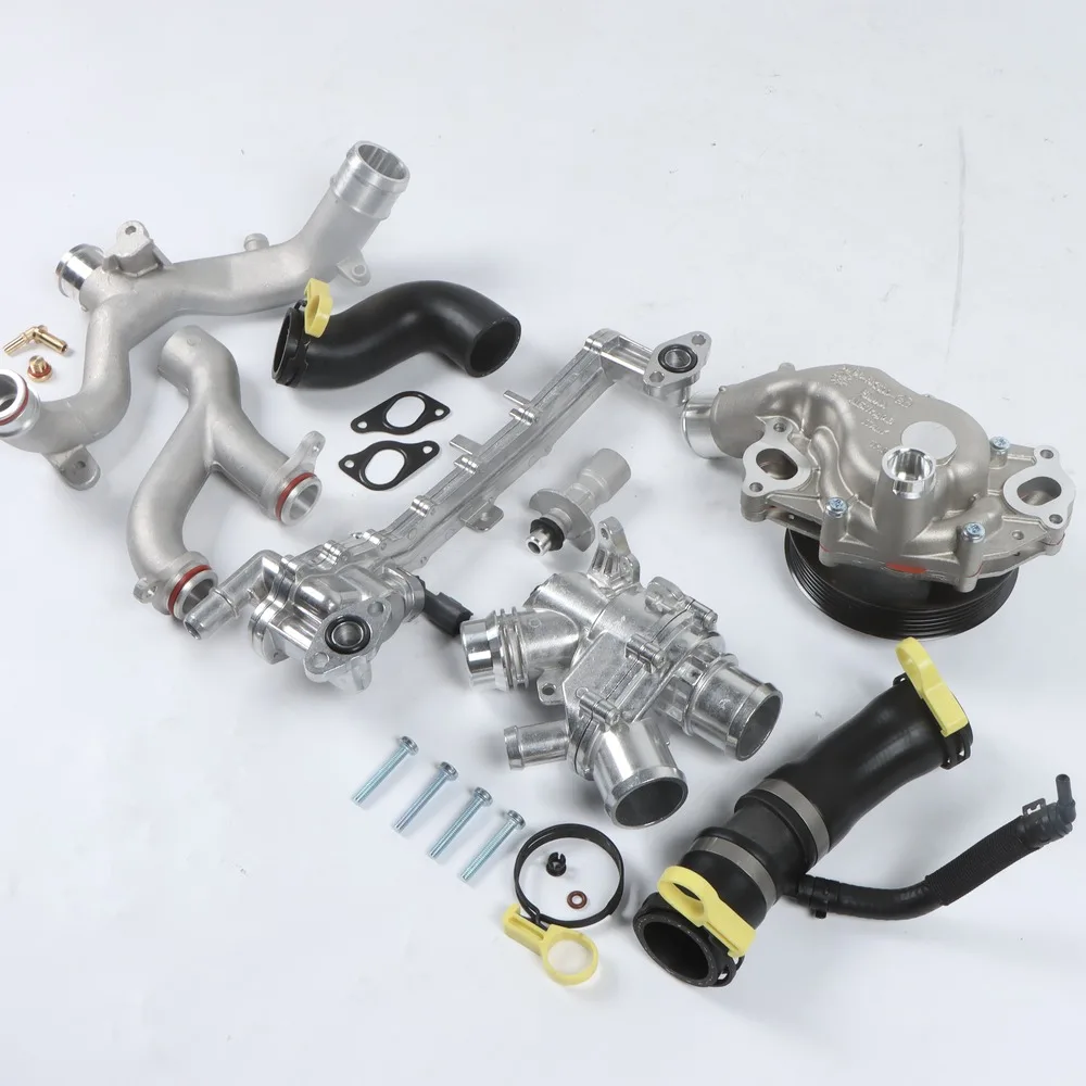 LR097165 LR117568 LR048474 Cooling System Upgrade Kit For F-Pace F-Type XJR Range Rover Sport LR4 5.0L V8 Engine Turbocharged