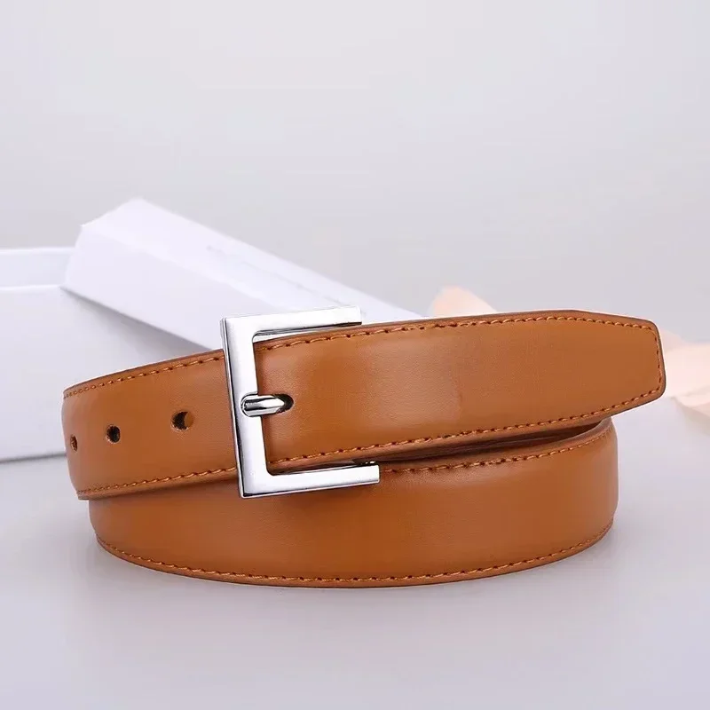 2025 New 2.8cm Classic Women\'s Leather Belt‘s High Quality Genuine Leather Belt for Women Luxury Designer Belt, Jeans with Gifts