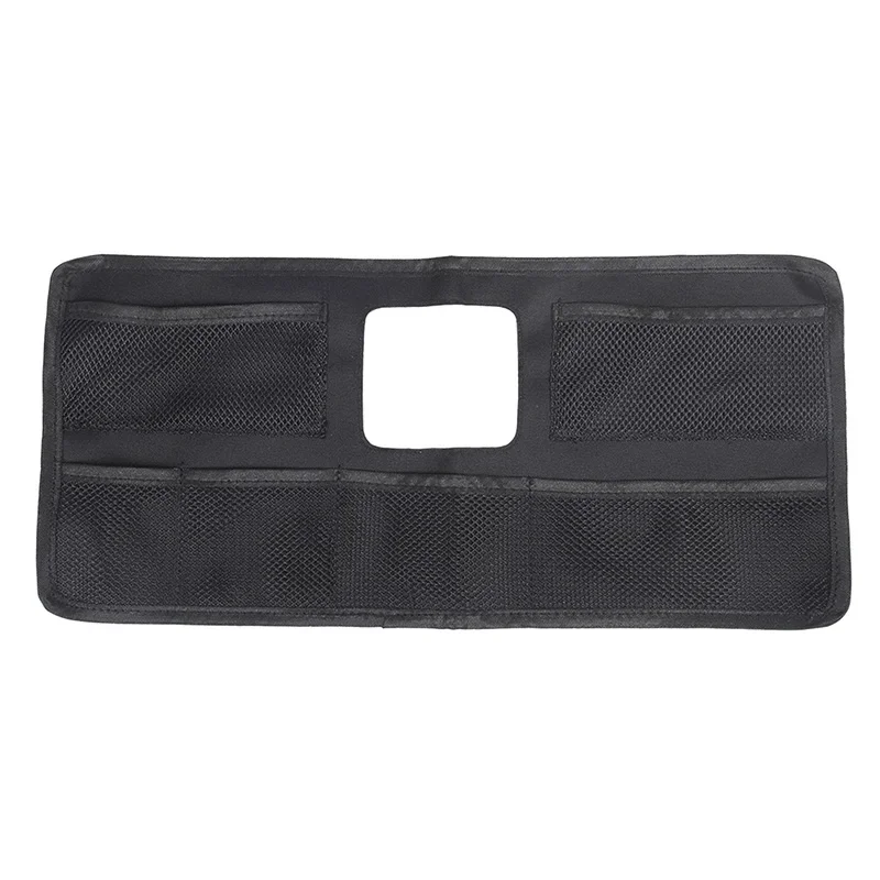 

For Land Rover Defender 90 110 130 2020-2024 Oxford Cloth Black Car Co-driver Glove Box Cover Storage Net Pocket Car Accessories