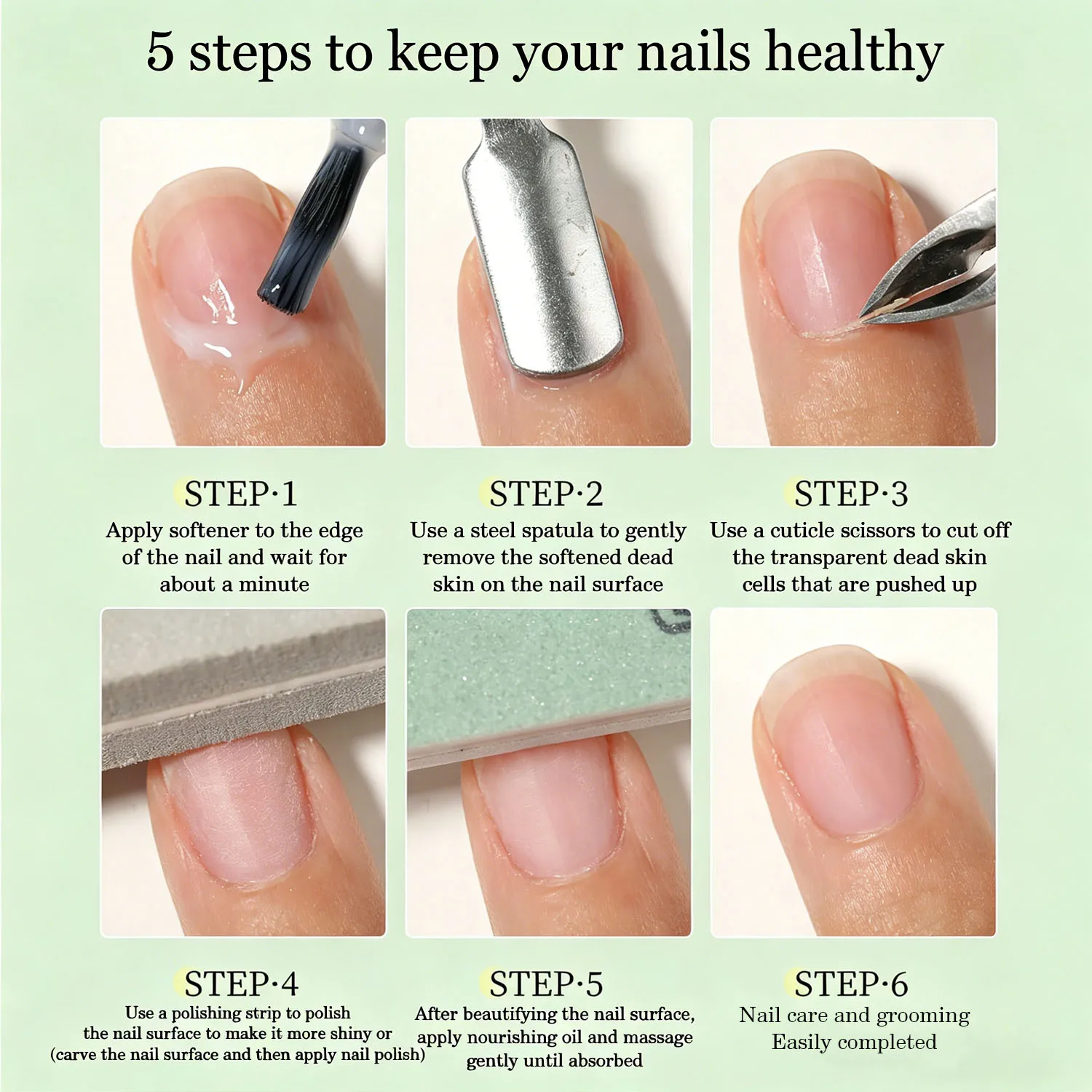 Mpow 10ml Cuticle Remover Nail Polish for Dead Skin Gel Manicure Treatment Tool Nail Care For Nail Art DIY Salon & Home