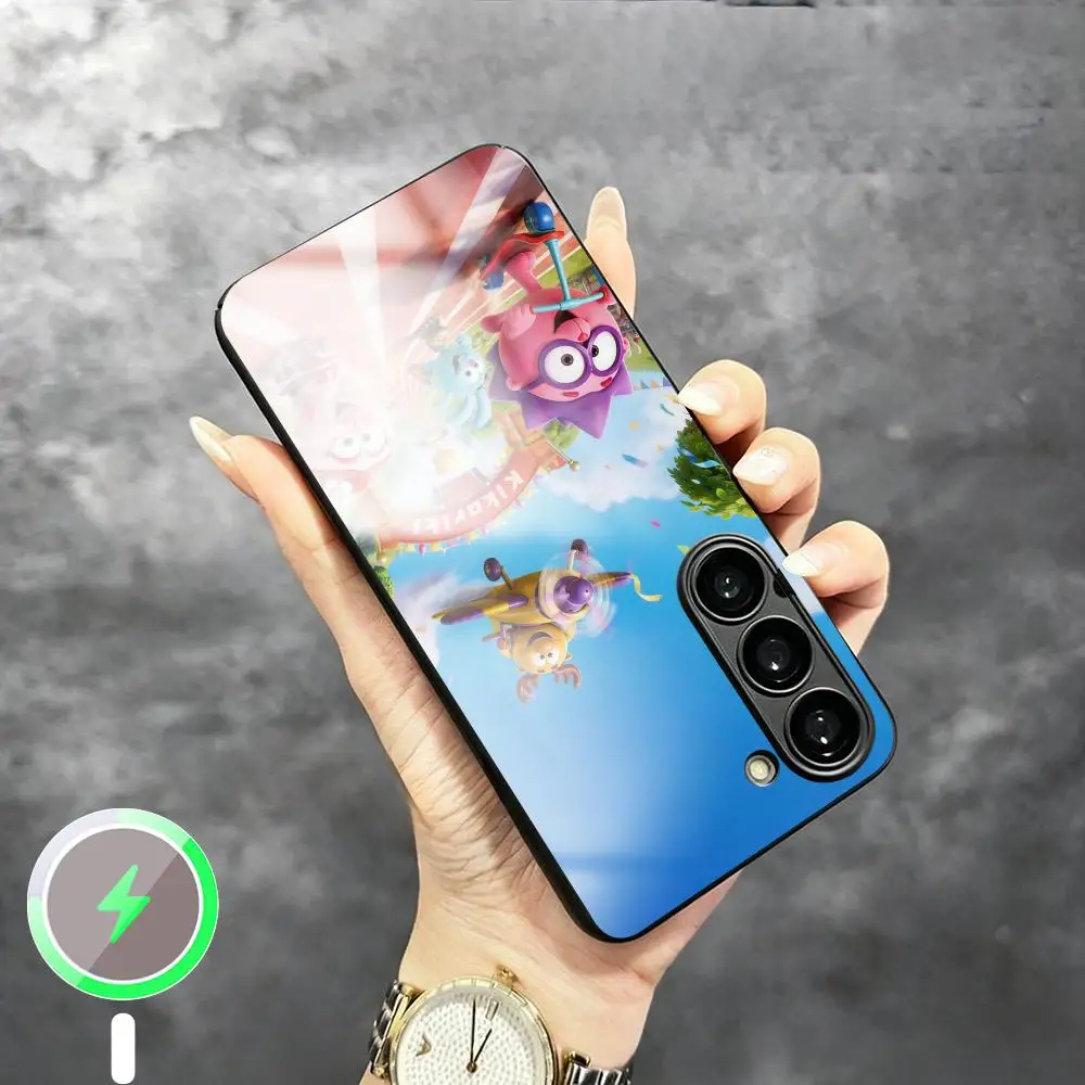 Kikorik carton cute Gogoriki Phone Case For Samsung S26 S25 S24 S23 S22 S21 Plus Ultra Fold A Glass Magnetic Case