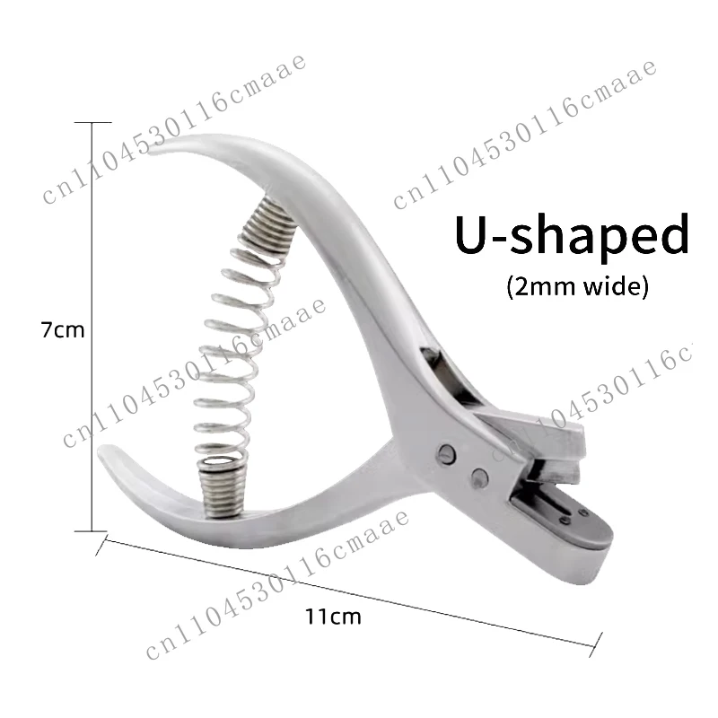 V-shaped 2mm clearance machine and packaging bag punching machine 2mm cutting clamp holes