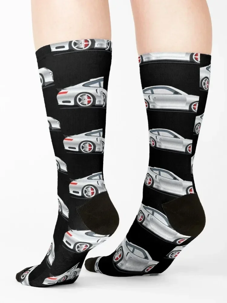 Supercar Porsch Socken Anti-Rutsch-Fußball Halloween Hip Hop Socken Herren Damen