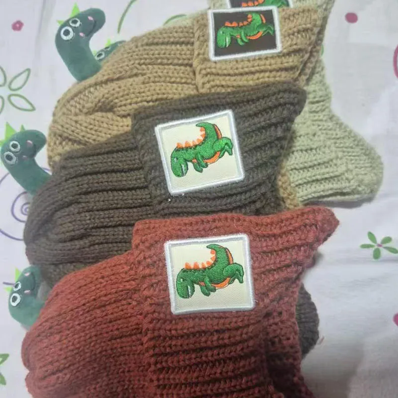 5.5cm Green Separate plush cartoon dinosaur semi-finished decorative accessories for DIY supplies