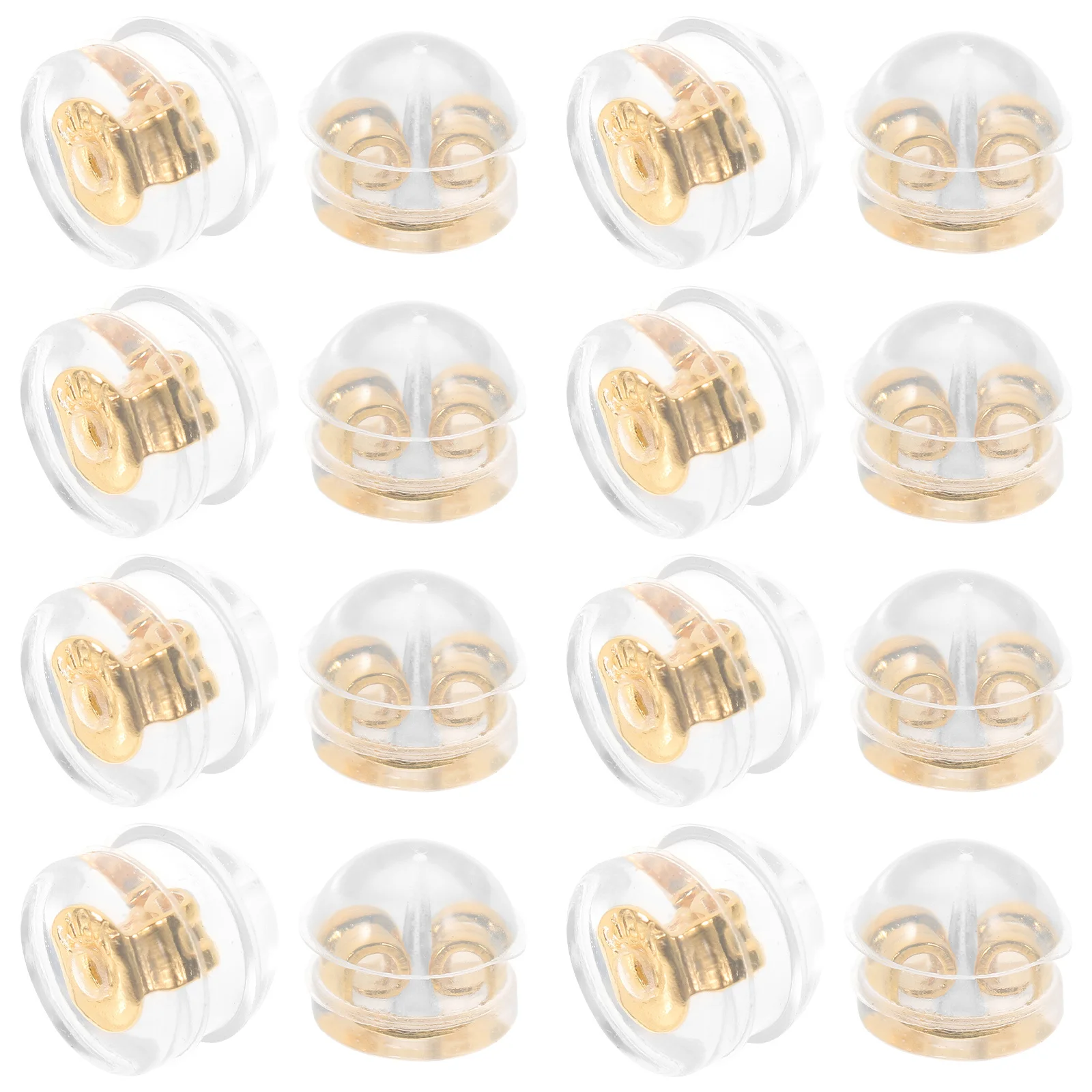 

50Pcs Earring Backs Replacements Small Studs Secure Silicone Stoppers DIY Accessories Ear Jewelry Earring Silicone Backs
