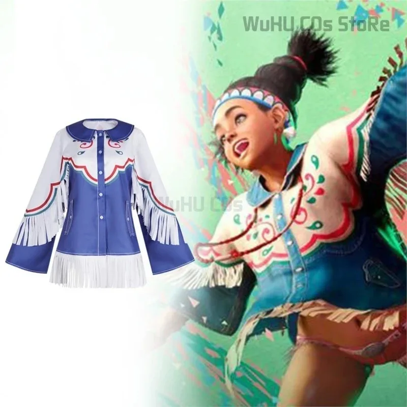 

COSda@Game Street Fighter SF6 Lily Cosplay Costume Women Halloween Carnival Cosplay Lily Coat Customized ClothesCOSda@