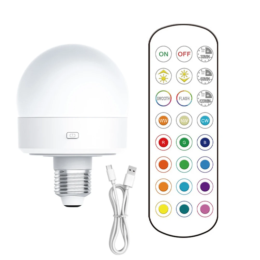 

RGB 16 Colors Wireless E26 E27 Led Base Magnetic Cabinet Light &Timer& Remote Controller for Bedroom,Party,Holiday,Xmas