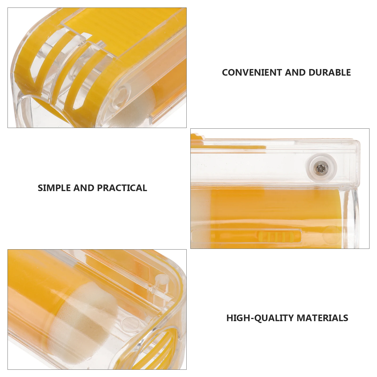 Mark Flasche Bienenzucht Werkzeug Fütterungsbox Catcher Container Isolation Gelb