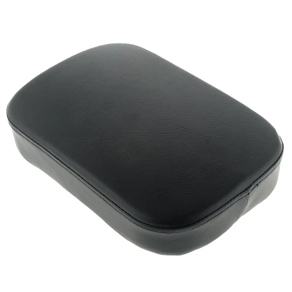 6/8 Suction Cup Rectangular Pillion Passenger Pad Seat Fits for Black