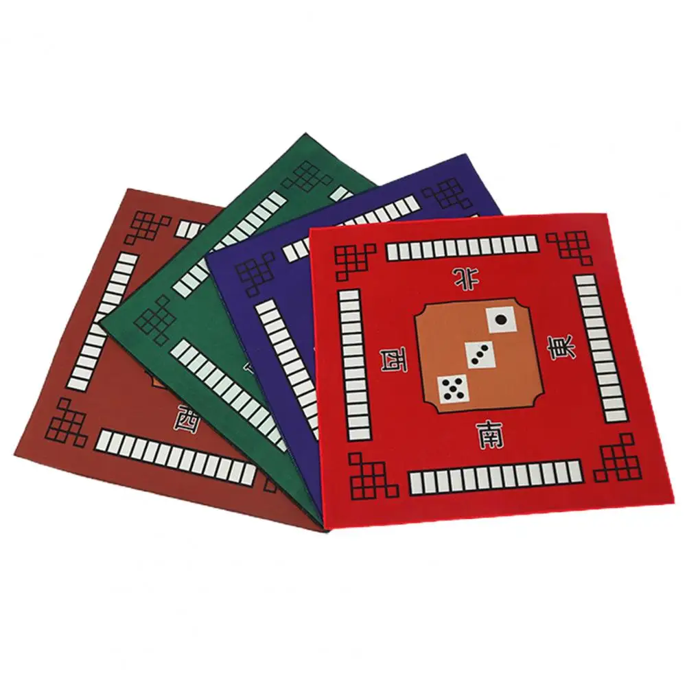 Mahjong Pad Washable Strong Water Absorption Square Multifunctional Mahjong Mat Tablecloth Mahjong Mat Noise Reduction