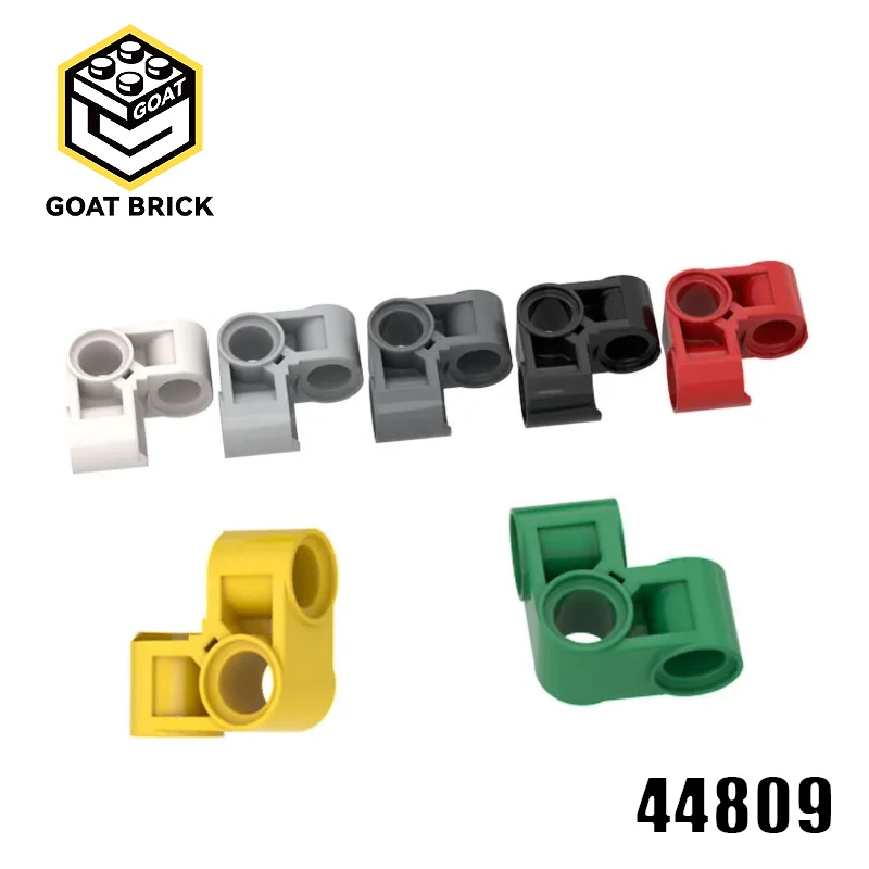10Pcs MOC Parts 44809 High-Tech Pin Connector Perpendicular 2 x 2 Bent Compatible Bricks DIY Building Blocks Particle Kid Toy