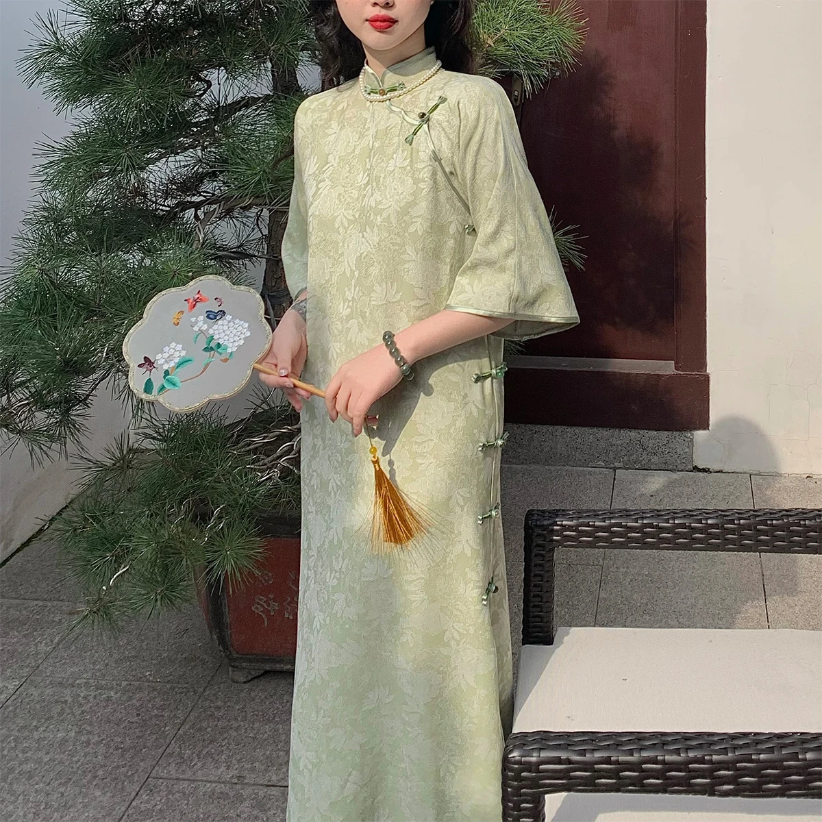 

Ele винтажная тяжелая вышивка Dr, большие размеры, весна-лето, модная большая женская одежда Agel