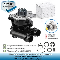 Aluminum Water Pump Assembly 06H121026 For AUDI A3,A4 B8,A5,A6 C7,Q3,Q5,TT,VW Beetle,Golf,Passat,Sharan,Tiguan 2.0T EA888 Gen 2