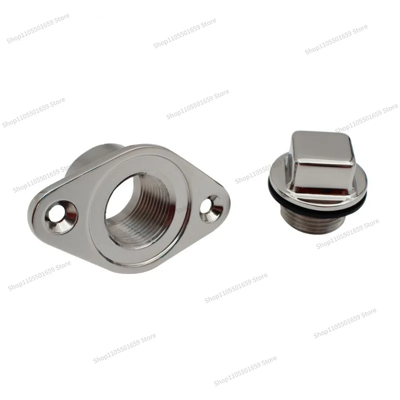 For Stainless Steel 316 Water Plug, Rhombus Wire Plug, Yacht Stern Outlet, Drain, Plug