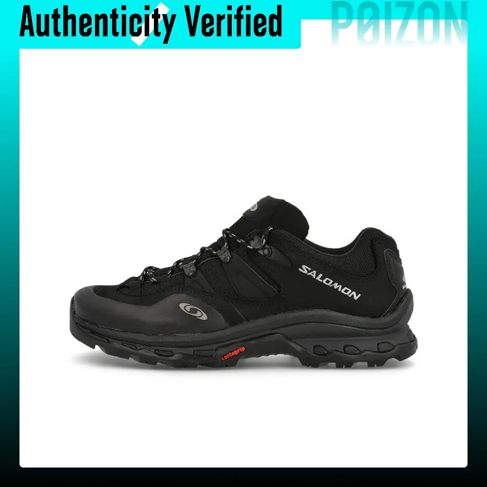 SALOMON XT Quest 2 Advanced Textile, Leather Trendy Impact Resistant Low top Outdoor Shoes Unisex Black L41656300