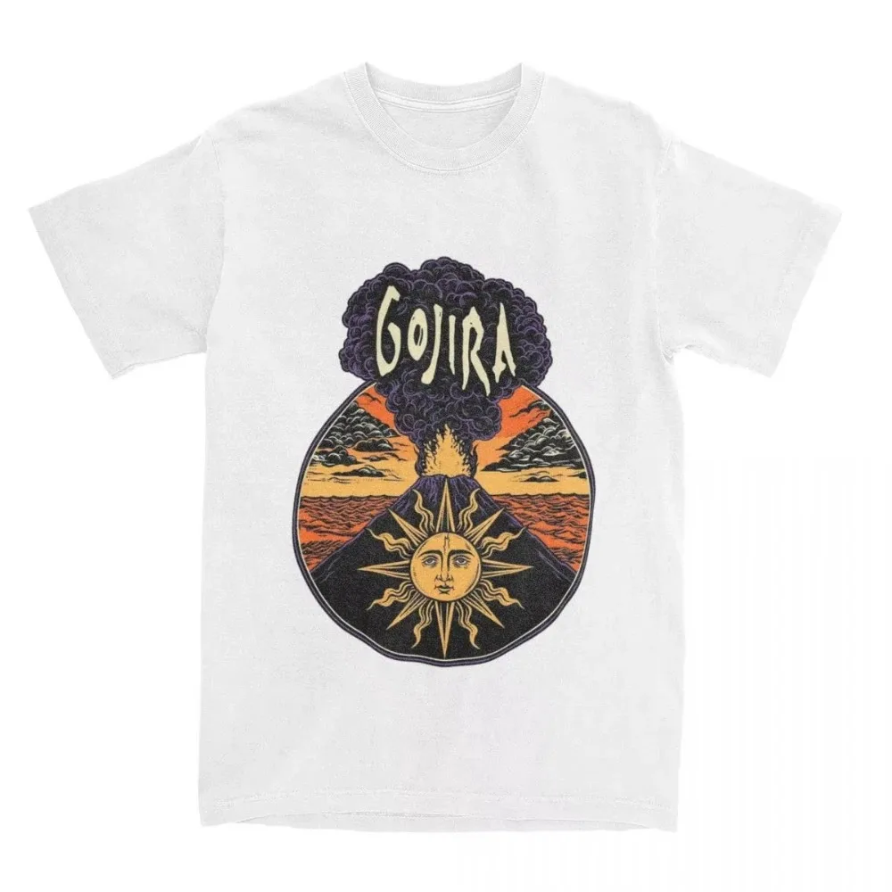 Gojiras Music Heavy Metal T-Shirts Hip Hop Humor Beach Tee Shirt Y2K Basic Tops Gift Idea Suitable for Both Men and Women