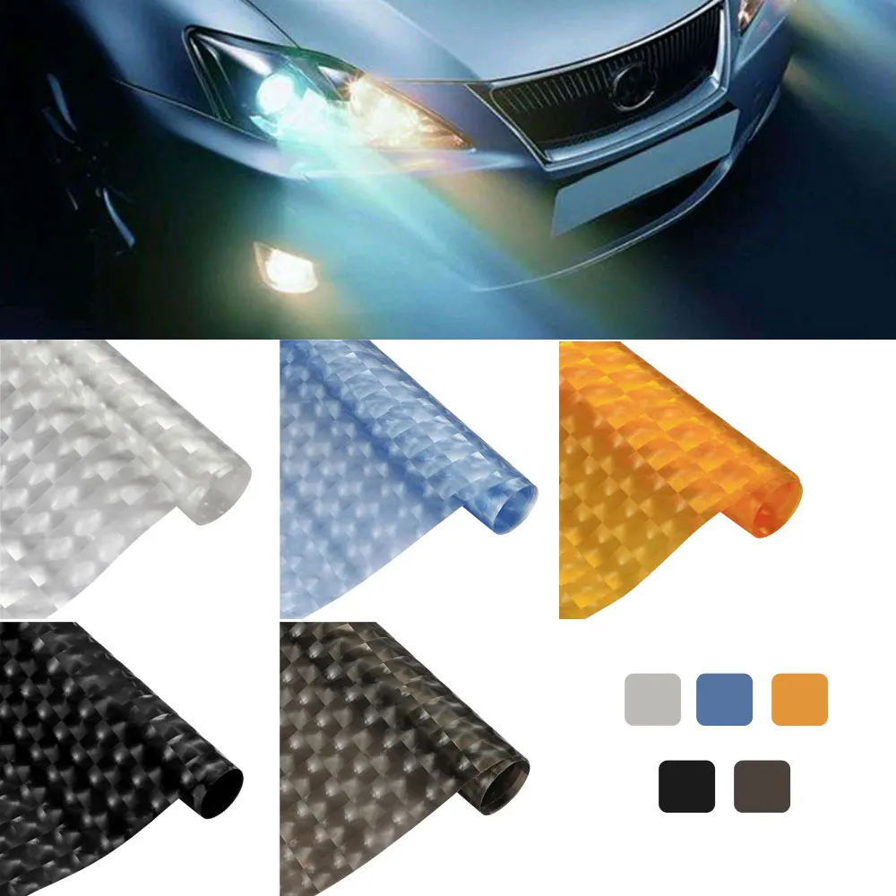 

30*100cm Cat Eyes Auto HeadLight Taillight Smoke Fog Light Tint Vinyl Film Sheet Lamp Decoration Sticker Car Styling Accessories