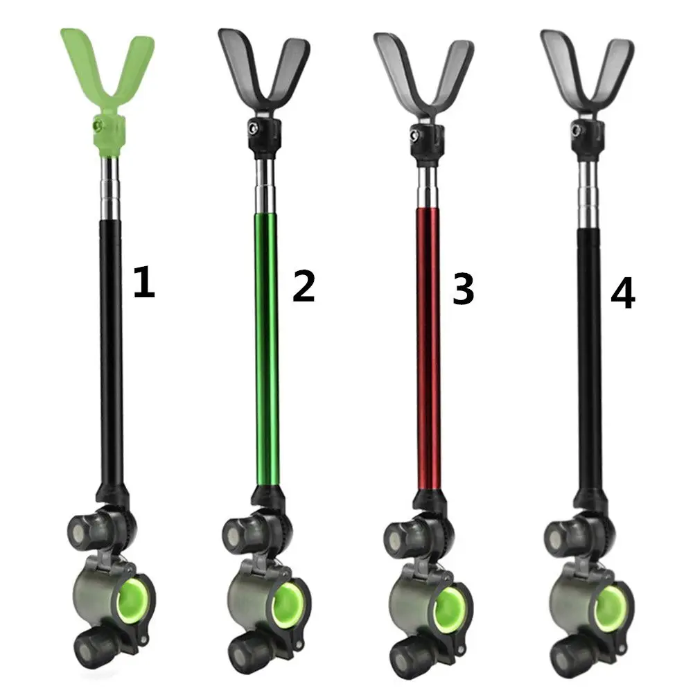 Soportes estirados duraderos portátiles extendidos multifuncionales, soporte para caña de pescar telescópico
