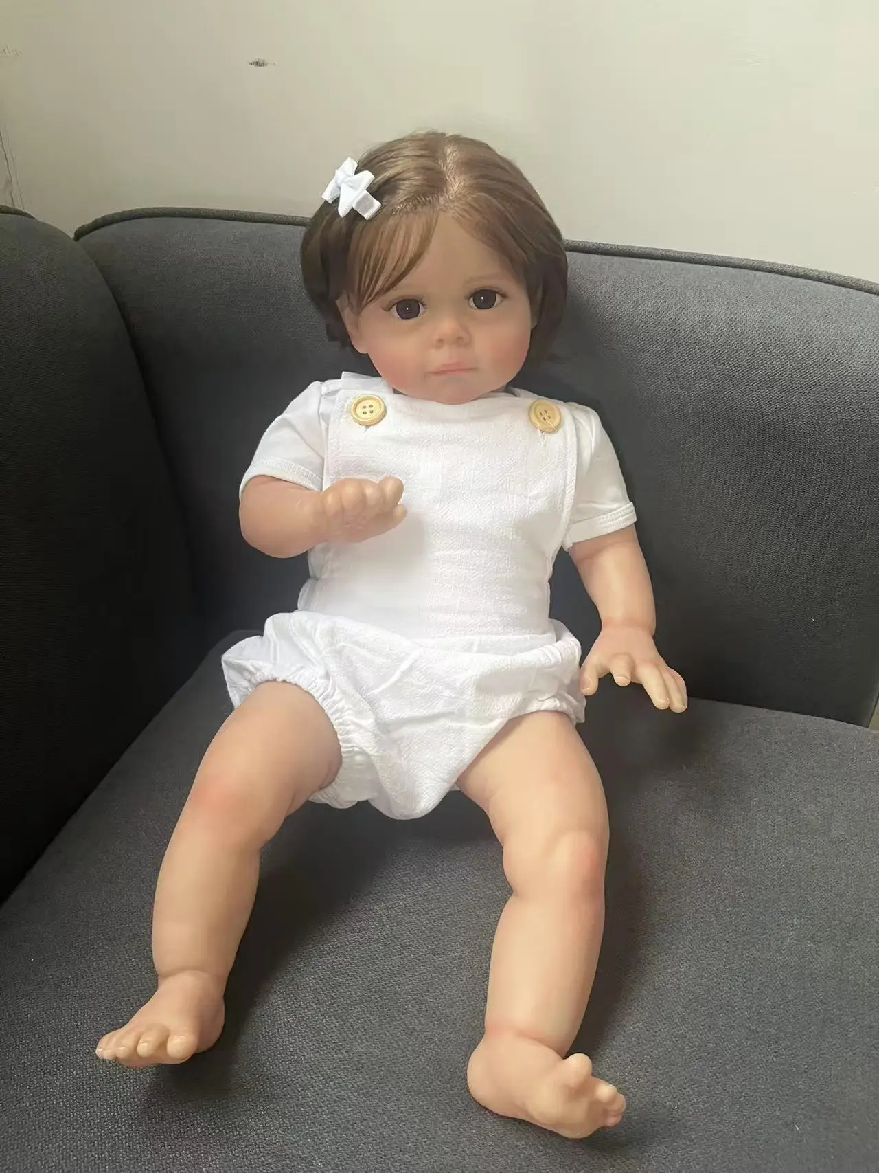 60CM Reborn Peuter Babypoppen Prinses Meisje Maggi Veel Details Schilderen met Zichtbare Aderen Muñeca Bebe Reborn Poppen Kindercadeau