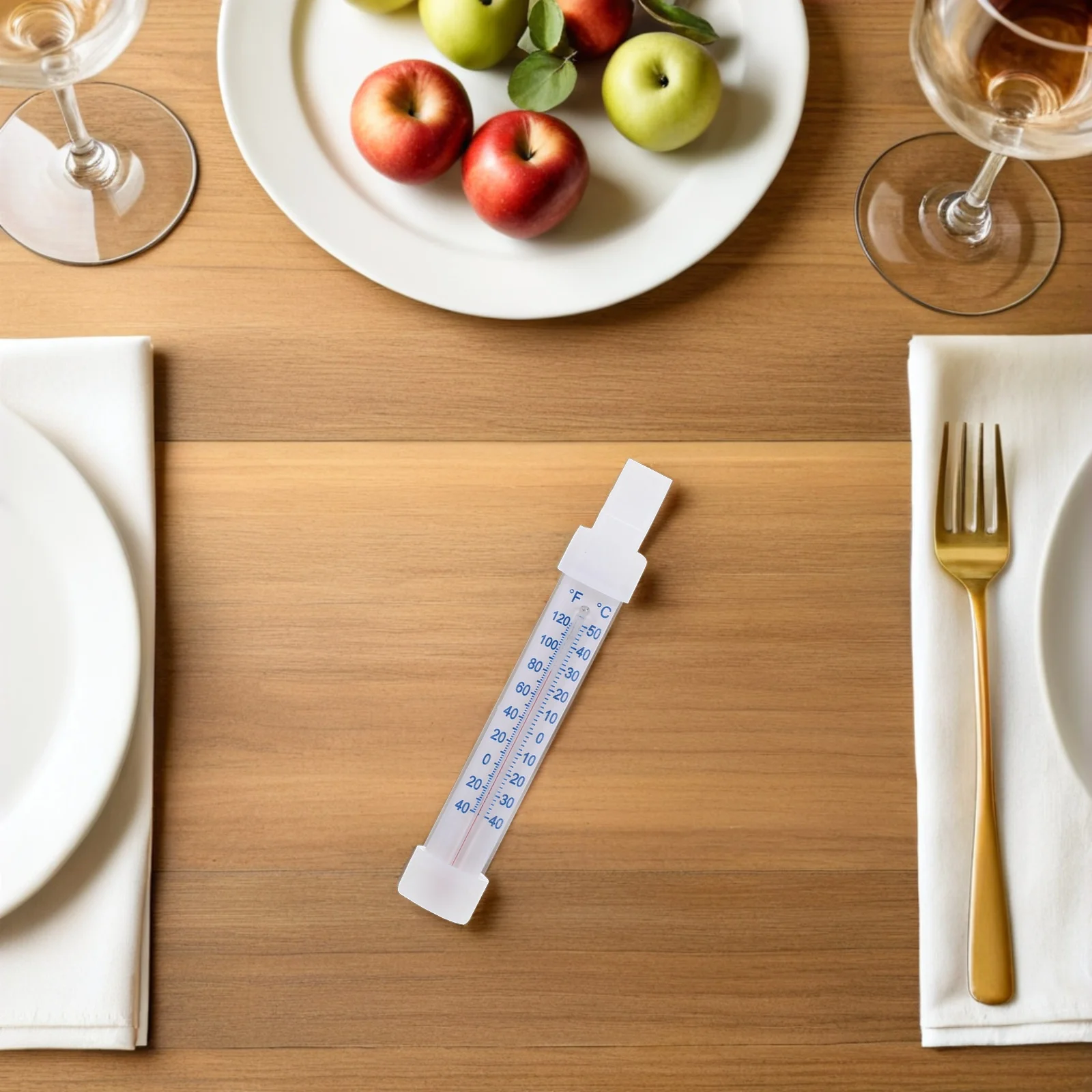 Termómetro de alimentos duradero de alta precisión, medidor de temperatura para refrigerador, congelador, temperatura de cocina precisa, 2 uds.