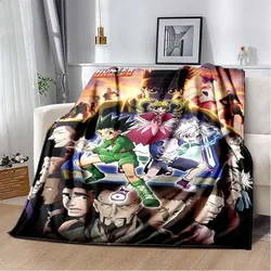 Pattern H-Hunte-X-Hunter Anime Flannel Blanket,Multi-purpose Holiday Gift Blanket Warm And Soft Blankets All Seasons