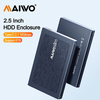 MAIWO HDD Case 2.5'' SATA to USB 3.1 Adapter Aluminum External Hard Drive Enclosure Reader for SSD Disk HDD Box Case HD HDD Case