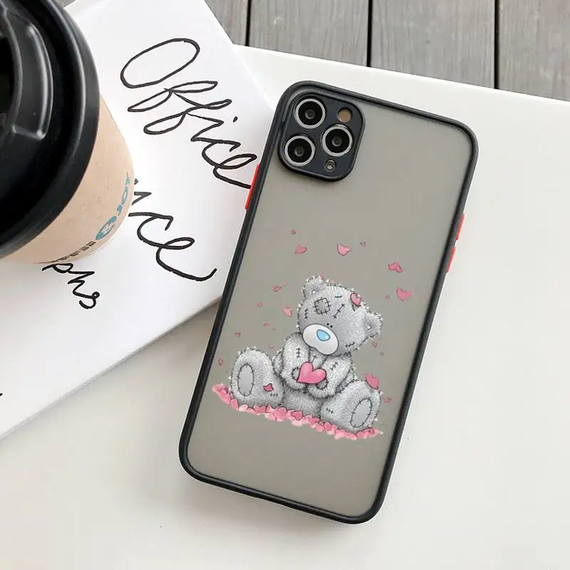 Tatty Teddy cute bear Phone Case matte transparent For iphone 14 11 12 13 plus mini x xs xr pro max cover