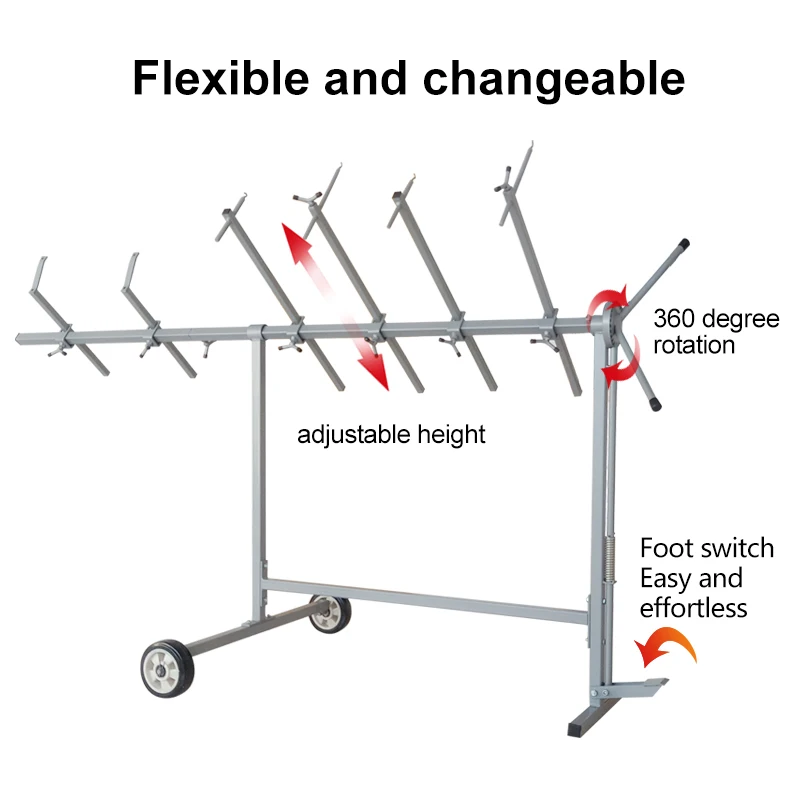 Soporte giratorio para pintura en aerosol, fabricante automotriz, tienda de carrocería