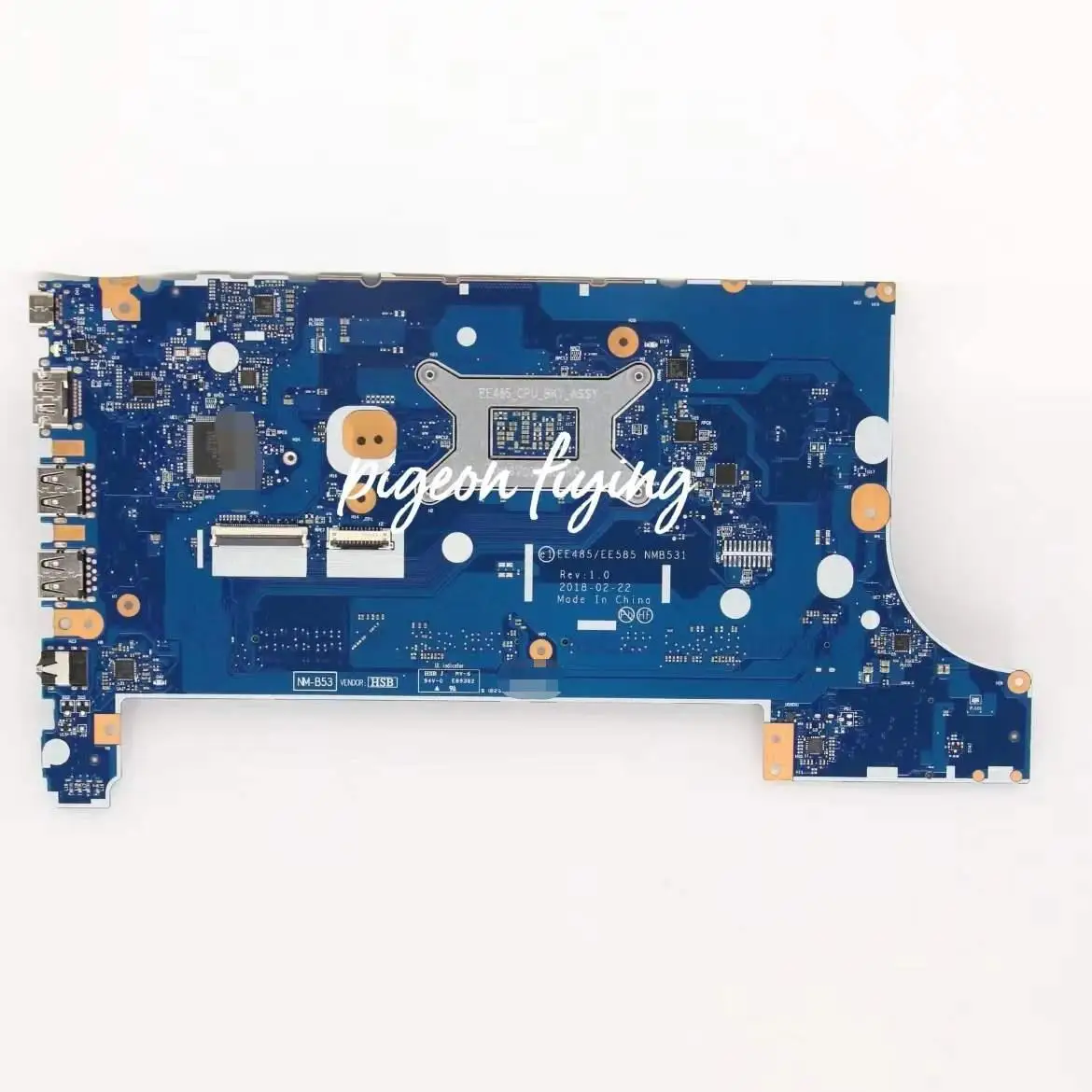 EE485/EE585 NM-B531 E485 Mainboard for Lenovo ThinkPad E585 Laptop Motherboard CPU:Ryze 5 R5-2500 FRU:02DC236 01LW790 02DC239