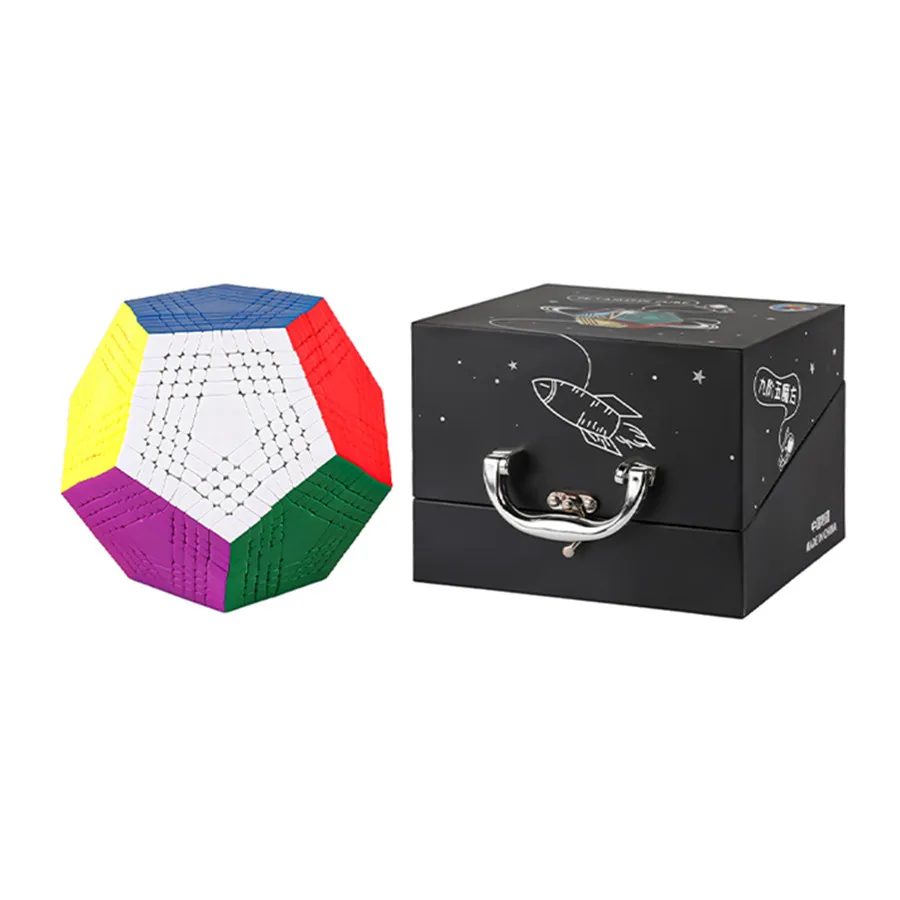 Shengshou-子供向けのメガミンクスマジックキューブ,9x9メガミンクス,プロのパズルおもちゃ,子供向けギフト