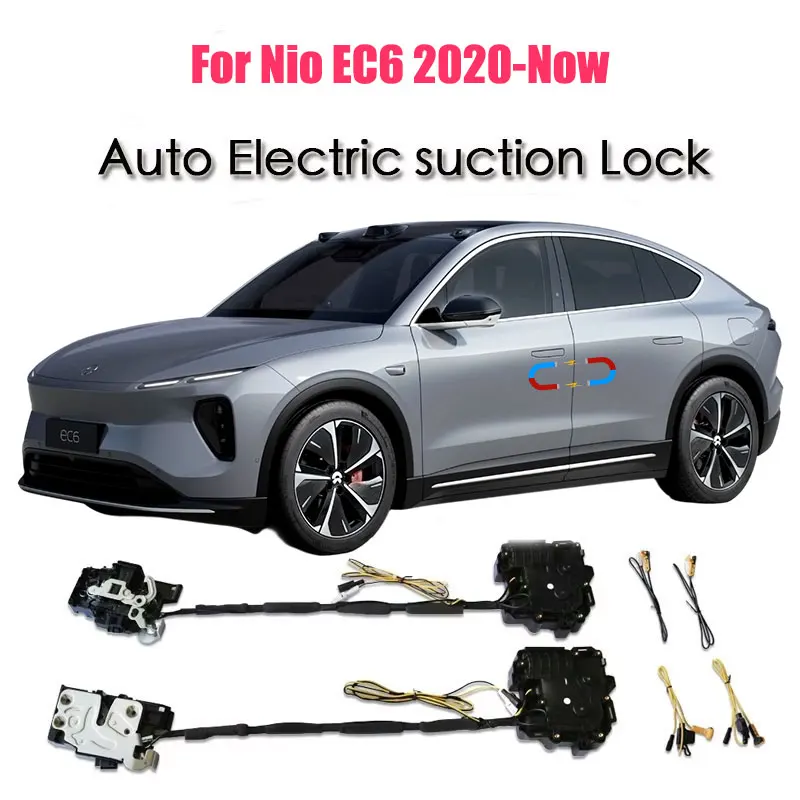 

For Nio EC6 2020-Now Car Soft Close Door Latch Pass Lock Actuator Auto Electric Absorption Suction Silence Closer