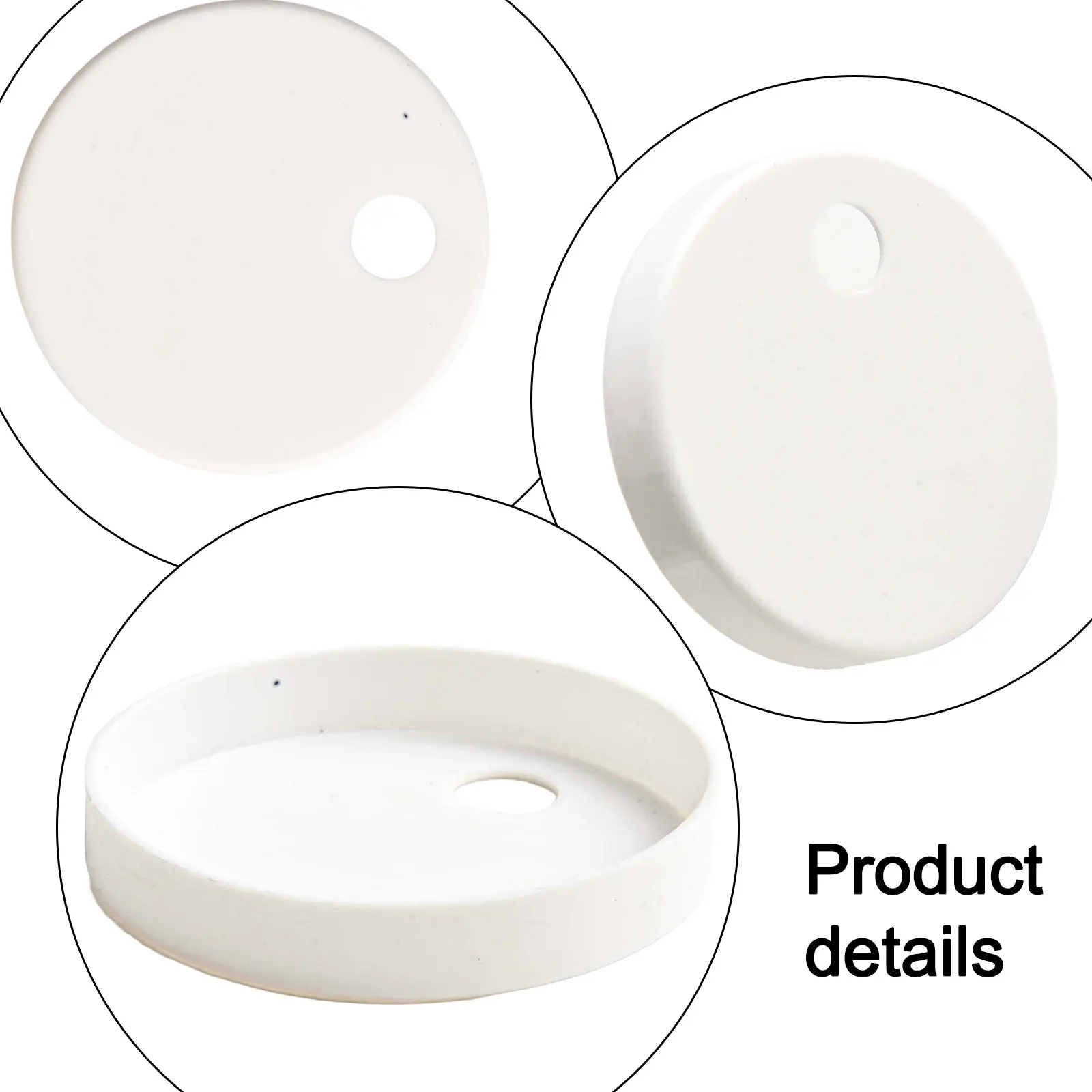 Bathroom Renovation Anti-rust Cover Aesthetic Toilet Improvement Elegant White Finish Moisture Protection Layer
