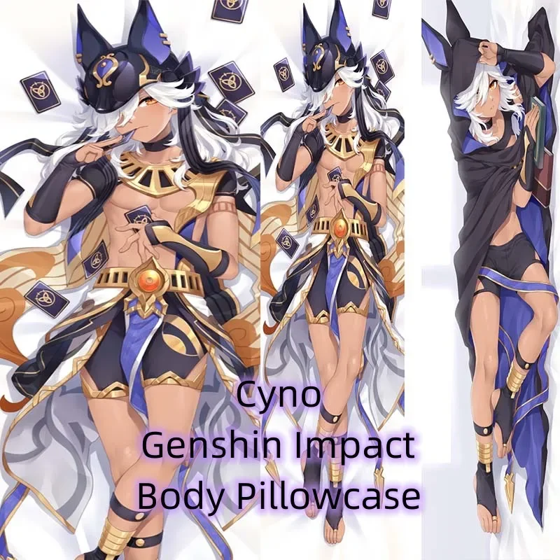 Anime Game Genshin Impact Cyno Layla Wanderer Dehya Nilou Dakimakura Multiple Shapes Hugging Body Pillowcase Otaku Pillow Cover