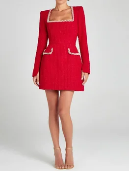 Patchwork o pescoço sexy vestido de festa, feminino verão sem costas simples mini vestido, novo sem mangas doce férias senhoras vestido streetwear