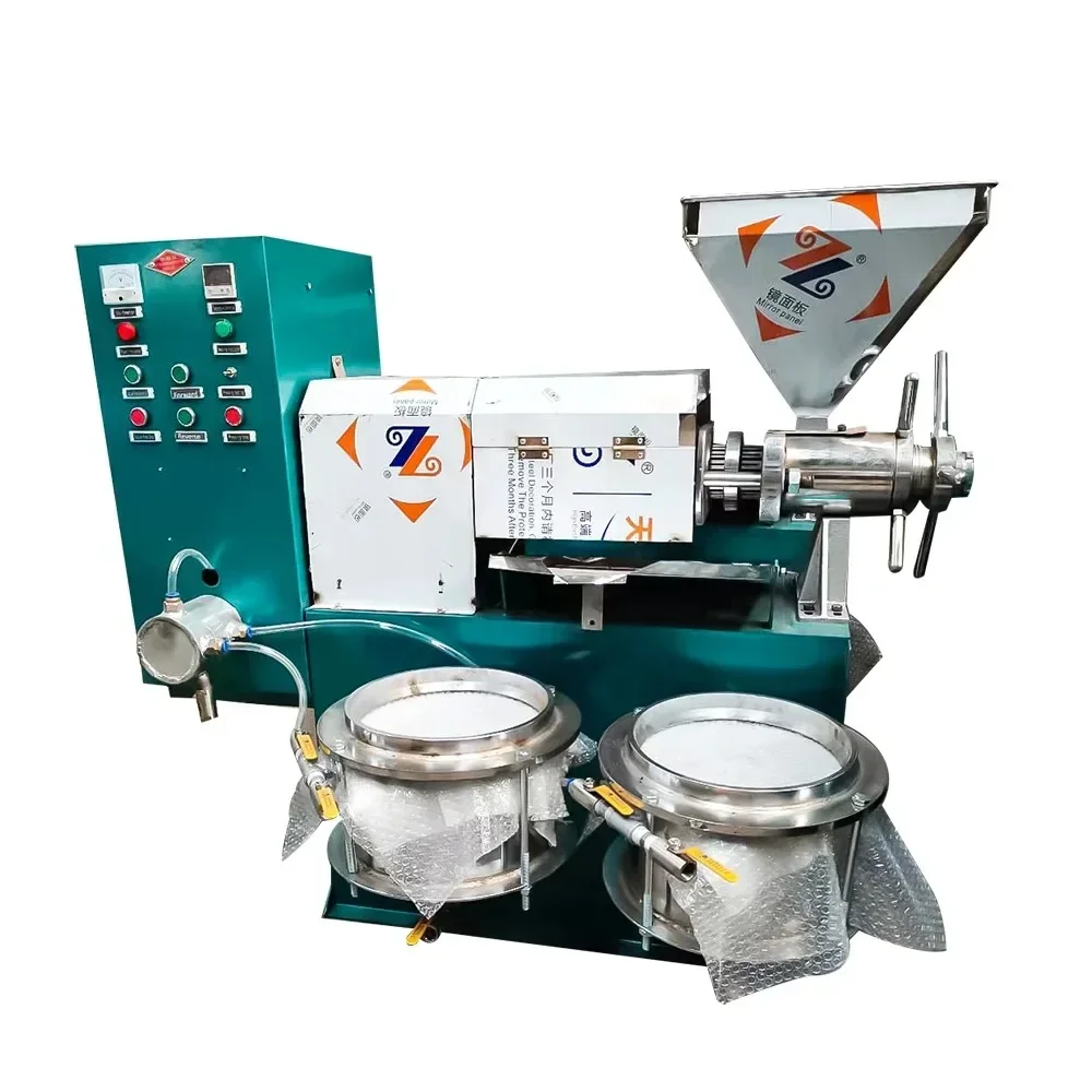 Commercial Oil Press Machine Extractor Black Seeds Peanut Rapeseed Oil Press Automatic High Quality Cooking Oil Making Machine