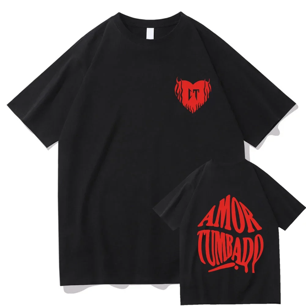 Natanael Cano Corazon Tumbado T Shirts Funny Men/Women Clothing Harajuku Aesthetic Tshirt Vintage Unisex Streetwear Cotton Tops