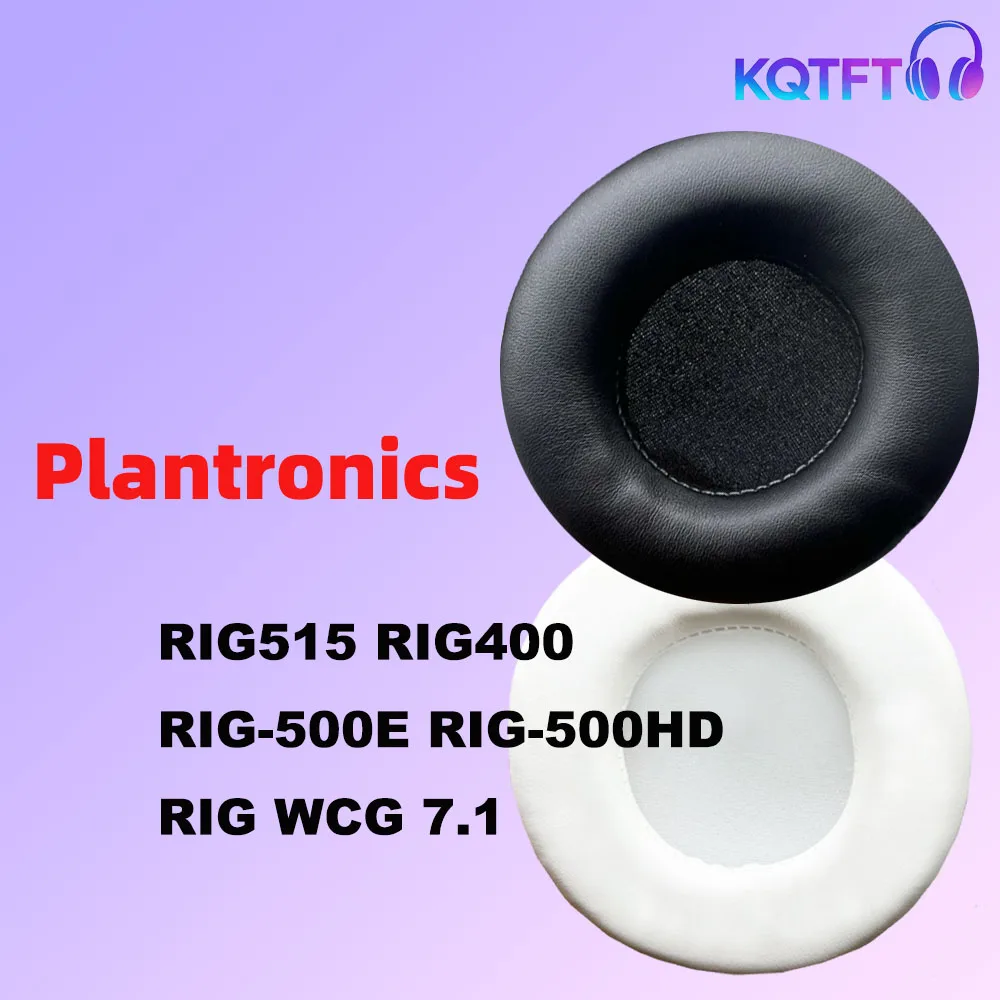 Almohadillas de Repuesto para Auriculares Plantronics RIG515 RIG400 RIG-500E RIG-500HD RIG WCG 7.1, Cojín de Terciopelo, Funda para Auriculares