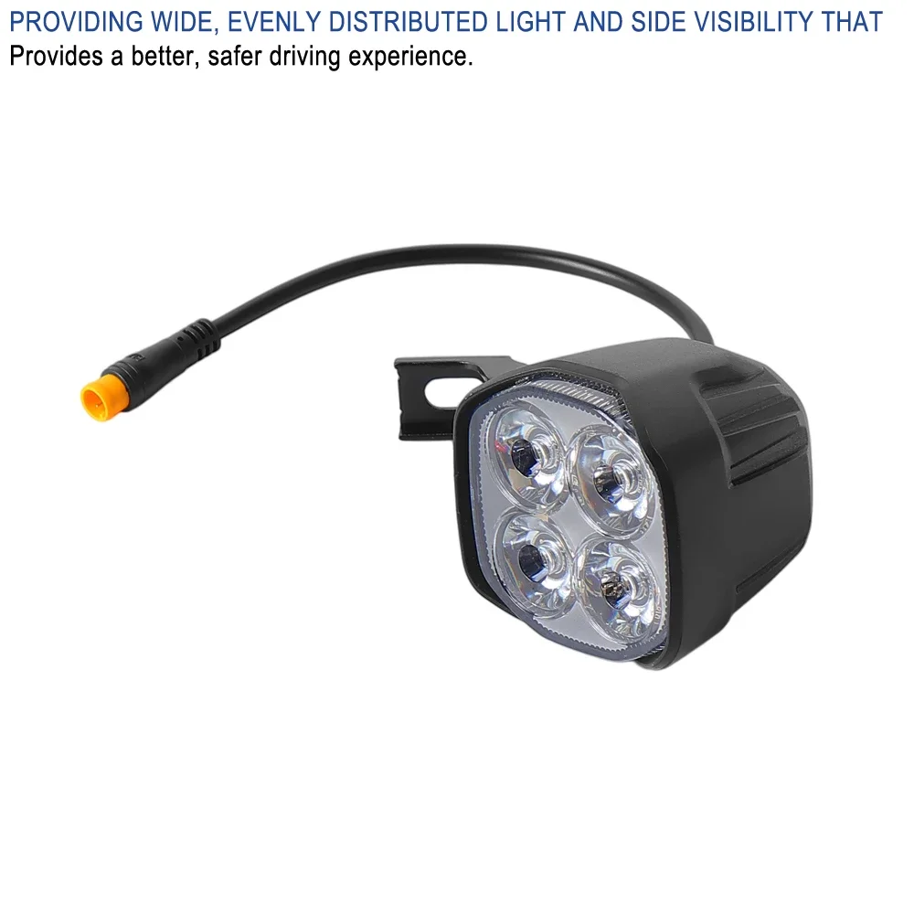 Wasserdichte LED-Frontscheinwerferlampe für Kukirin G2 Pro DB Frontlicht Elektroroller Ersatzteile – Detail 6