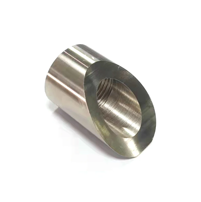 CNC Cut 45 Degree Round Nut For All Oxygen Sensor, Exhaust Pipe Connector, Lambda Converter Bung, M18*1.5 Universal