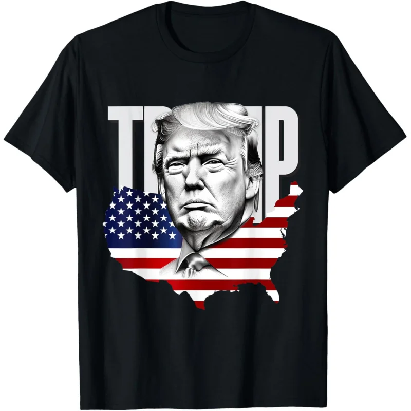 Support Donald Trump 2024 Presidential Election Campaign Adult Men's and Women's Loose T-shirt