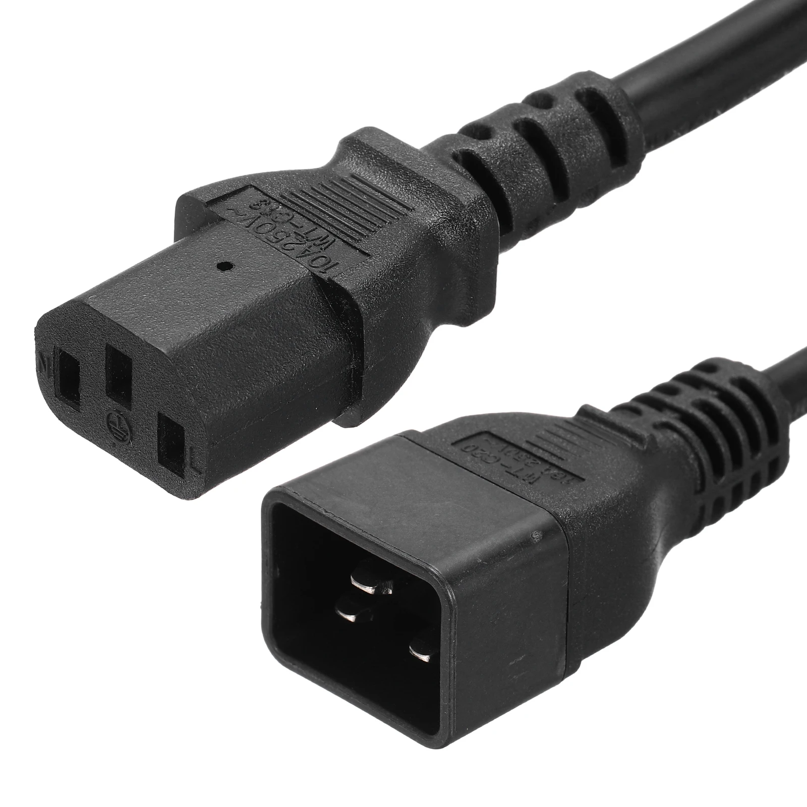 1-10Meter AC Power Cord 3 Prong C20 Male to C13 Female 1.5mm²/2.5mm² 250V 10A 16A PDU Extension Cable for Electronics