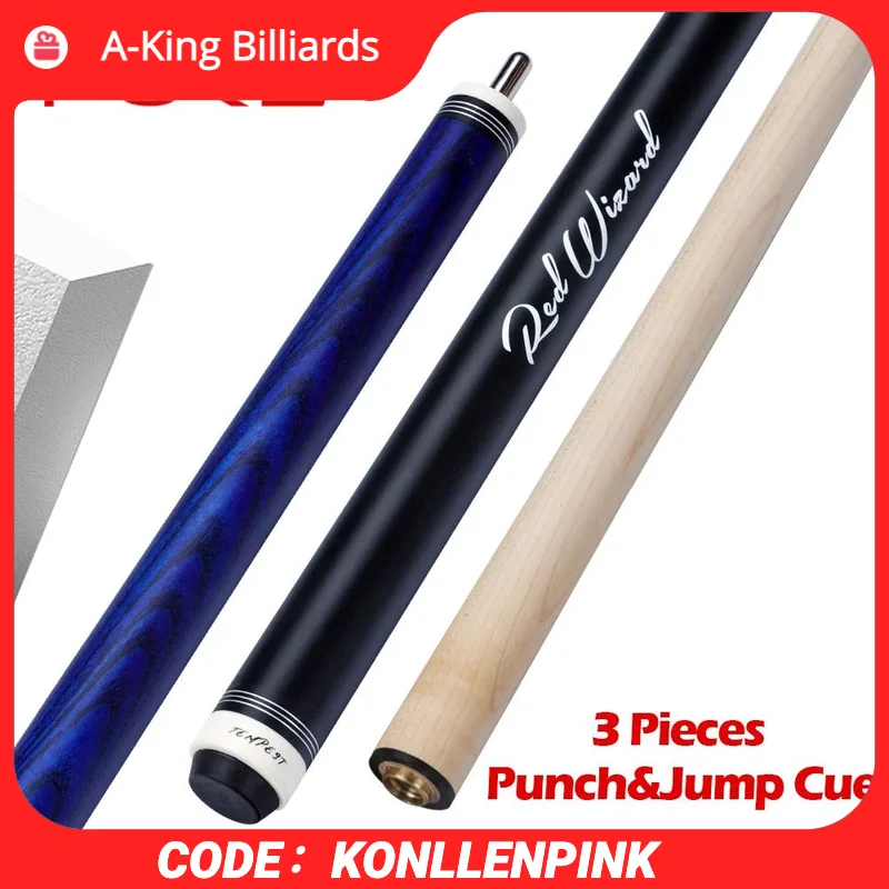 

FURY Jump Break Cue EA Billiard Punch&Jump Cue Stick 13.5mm Tip Maple Ashwood Billar Break& Jump Cue Kit with Gifts