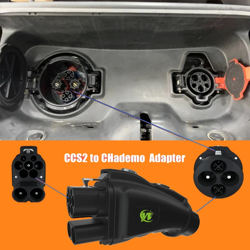 محول شاحن EV فائق الشحن لجميع معايير نيسان ، محول EV ، 250A V ، Ccs2 إلى chademo Dc