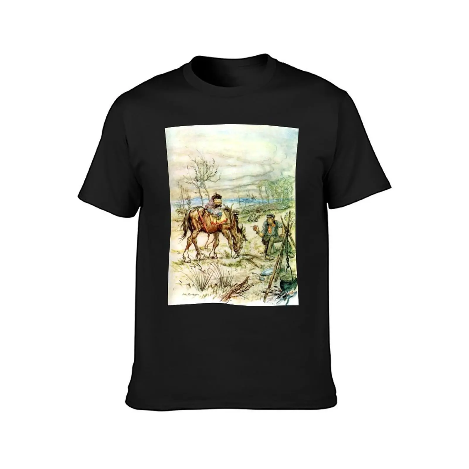 Mr. Toad and the Gypsy - The Wind in the Willows - Arthur Rackham T-Shirt boys animal print for a boy plain white t shirts men